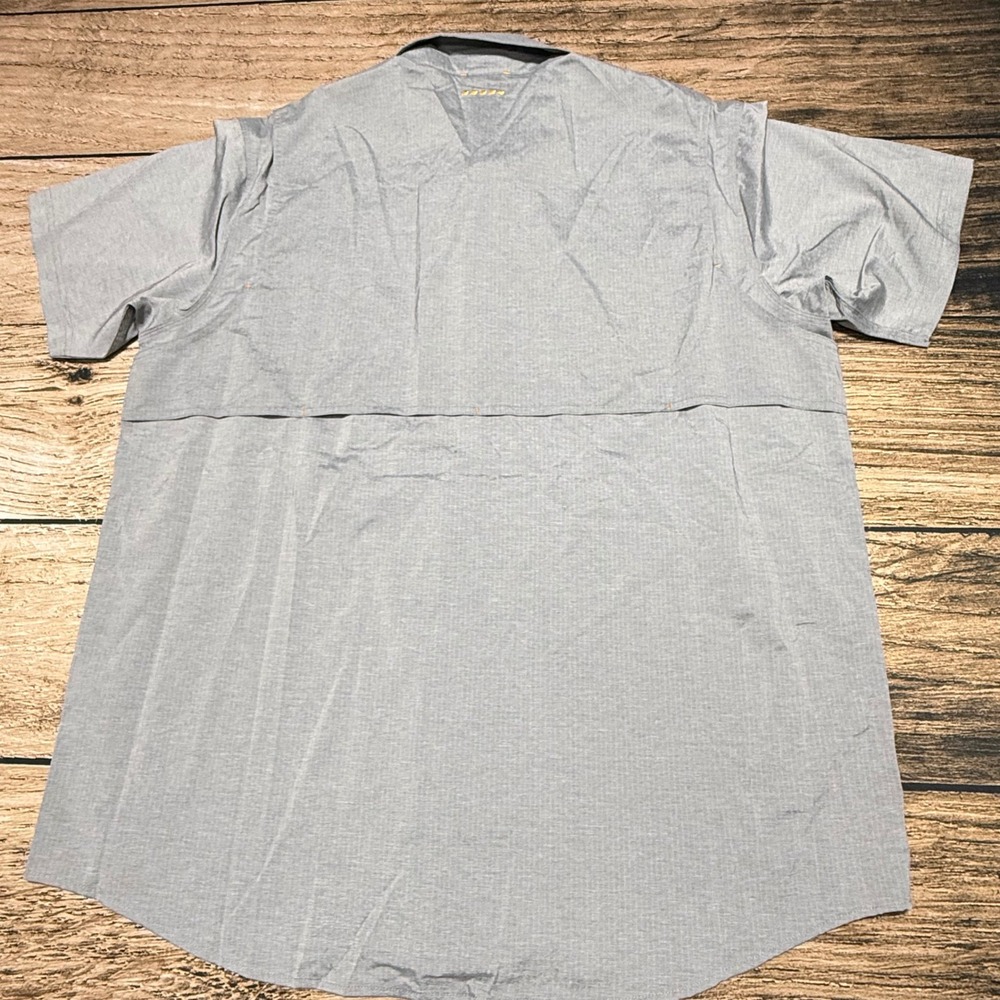 Ariat Work Shirt Mens XL Charcoal Gray Rebar VentTEK DuraStretch SS 10031024 NWT - Picture 4 of 10